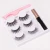 Import Hot sale magnetic eyelash with liquid magnetic eyeliner and eyelash applicator set from China