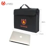 Hot Sale money Safe Aluminium Tools And Storage  Black Fireproof Briefcase business laptop bag waterproof custom logo