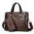 Import Hot Sale new style OEM dropshipping crocodile print  Men Bag Leather Handbag  Briefcase messenger Bag from China