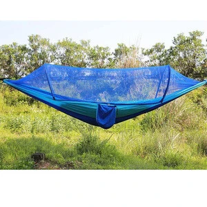 Hot sale outdoor sleeping camping hammock with mosquito net