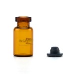 hot sale printed glass bottle with rubber stopper glass oral liquid bottle sale direct from factory