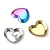 Import Hot Sale Rose Gold Stainless Steel Jewelry Display Tray Rainbow Heart Mini Ring Necklace Dish from China