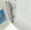 Hot sale tempered glass over bath screen