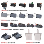 Hot Sale The Best Quality Sliding Door Light Switch for wardrobes Application door limit switches