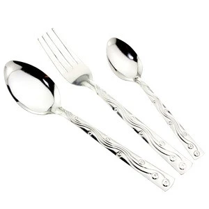 Hot Selling Africa Stainless Steel Spoon Fork Knife cutlery dinner set H018