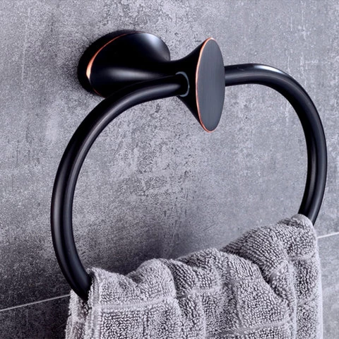 Hot selling bathroom accessories 8 piece oil rubbed bronze bathroom accessories decor