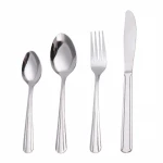 Hot Selling Low Price American Stainless Steel 410 Machine Polished Tableware Set Flatware Set