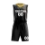 Import Hot Selling Men Fashionable Black Custom Design printed sublimated Basketball Uniform for sportswear from China