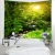 Import hot selling nature trees forest mountain fabric space macrame tapestry from China