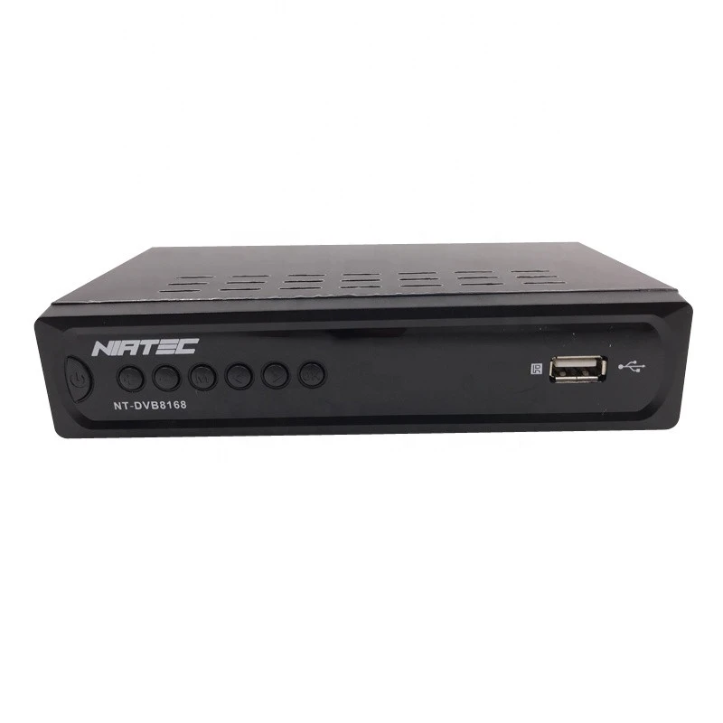 Hot selling NIATEC MPEG4 DVB-T2  satellite TV receiver for Colombia