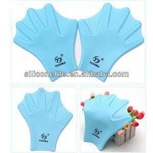 hot summer products finger tip gloves silicone swimming glove