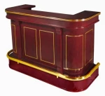 Hotel Modern Mobile Bar Counter / Mahogany Home Bar