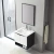 Import Hotel modern two doors MDF furniture wall mounted bathroom furniture cabinet from China