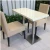 Import Hotel use solid surface breakfast table and chairs,solid surface restaurant Table with Chairs from China