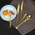 Import Hot!!!gold plating rose gold cutlery set, silver and gold tableware Flatware stainless steel cutlery from China