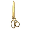 household good quality professional industrial mini sewing dressmaking shears vintage golden fabric cutter tailor scissors