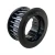 Import HTD 5mm taper bore timing pulley black oxide synchronous wheel from China