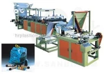 Huarui plastic roll garbage bag making machine,shopping bag making machine