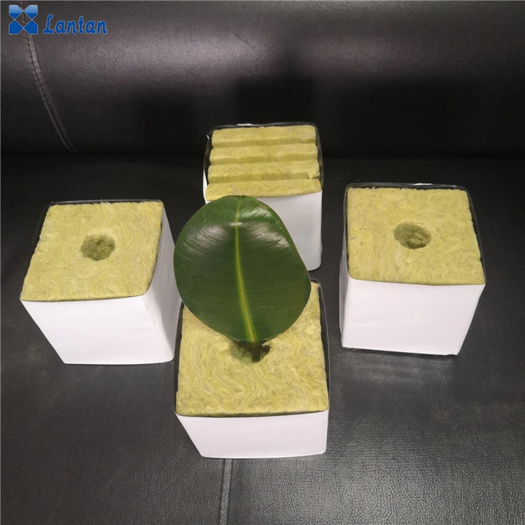 hydroponic media agriculture rock wool grow cubes