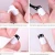 Import IMAGNAIL 24 Designs Classic White Nail Tips Stickers Nail Art Sticker French for Nail DIY French Tip Guides from China