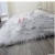 Import Imitate sheep fur plate long hair thick handmade throw blankets faux fur rug/plate from China