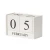 Import In Stock Morandi Style Wooden Block Perpetual Desk Calendar  For Home Office Decoration from China