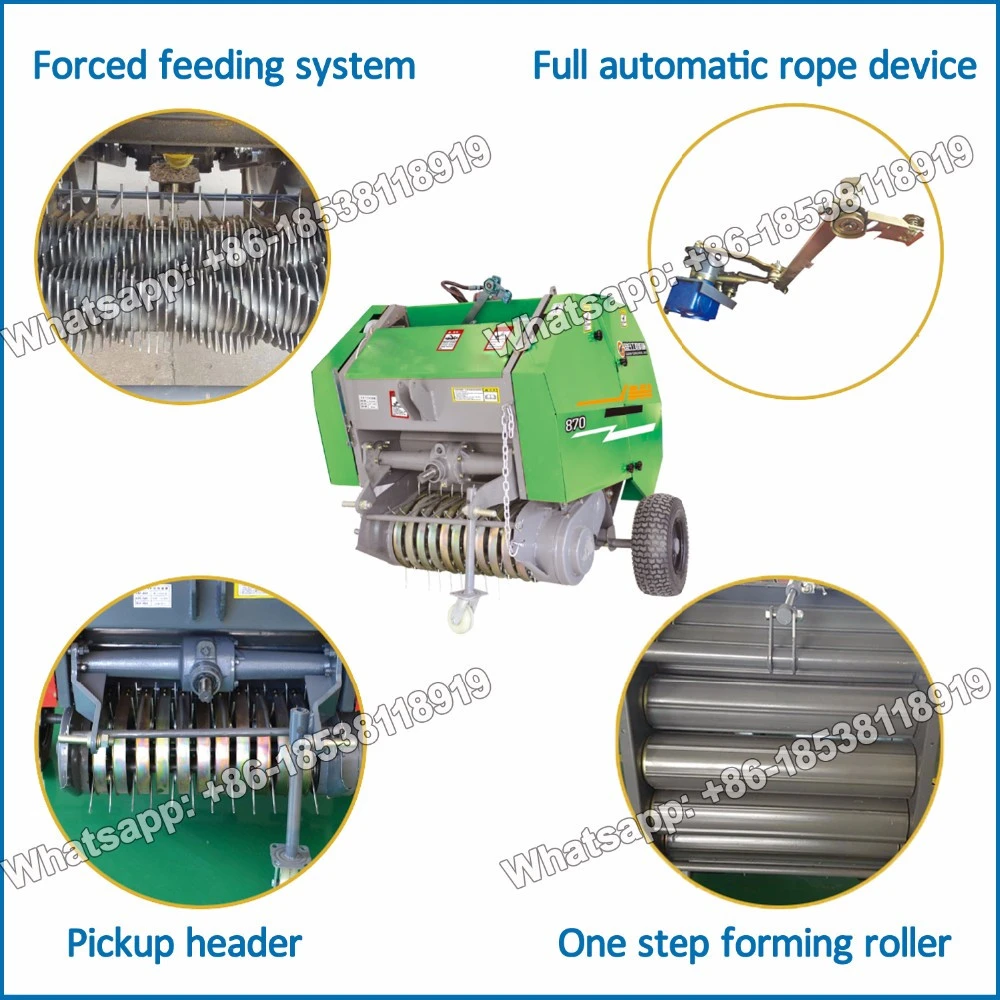 India popular small round straw baler with cheap price