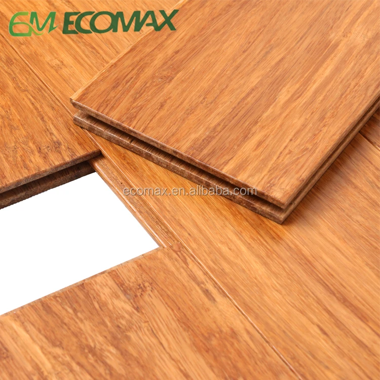 Indoor Bamboo Flooring with Carbonized Woven Natural Grain