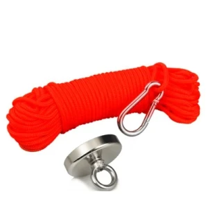 Industrial Kits Pull Force Super Strong Magnetic Neodymium Net Powerful Fishing Magnet with Rope