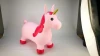 Inflatable  unicorn toy for kids ride on unicor animal hopper