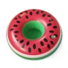 inflatable watermelon pool float drink cup holder