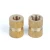 Injection Molded Brass Insert Through Thread Knurled Copper Inserts Nut