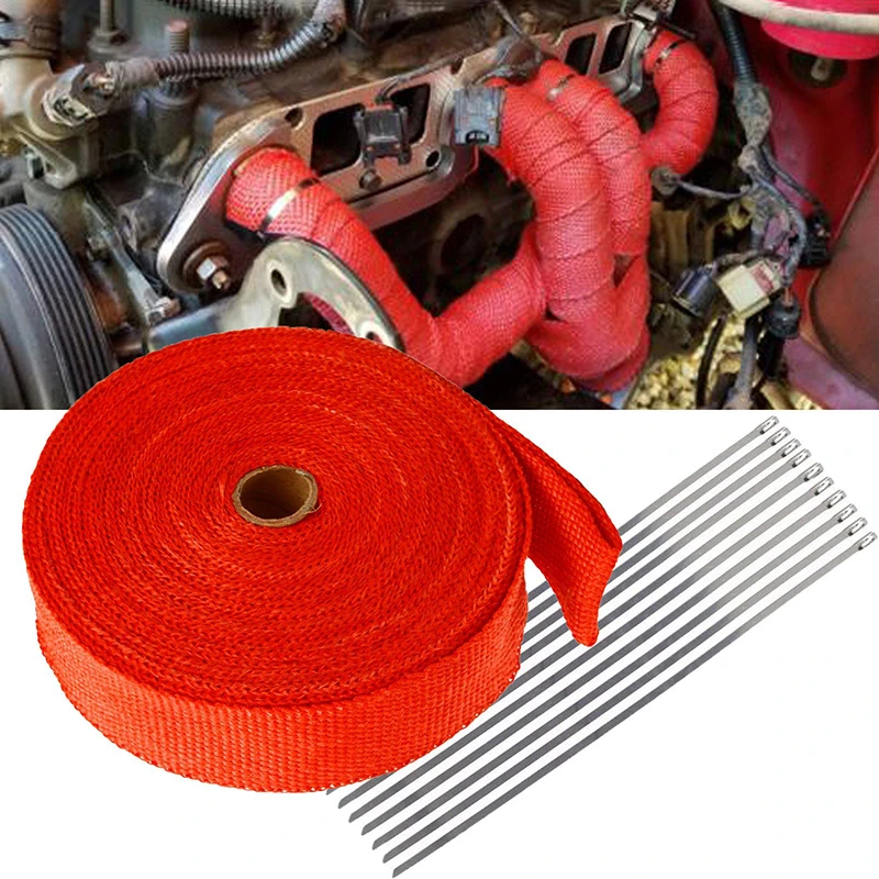 Insulating Heat Wrap Provides High Temperature Fiberglass Insulation Tape,insulation Tape Protection of Cables and Hoses