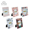 INTCO New Arrival Wood Photo Frames Home Decor Custom Glass Paper Printing Abstract Picture Photo Frame