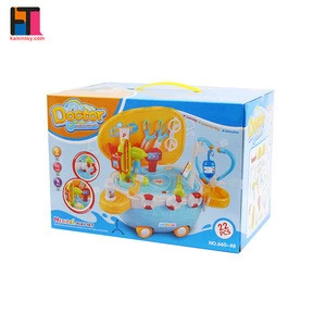 interactive family game kids doctor kits toys with sound and light