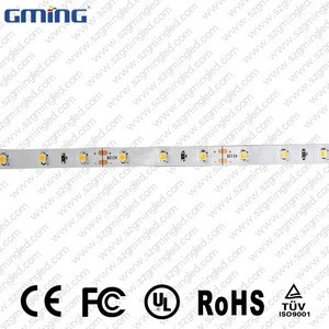IP65 waterproof double sided PCB 10mm 3528 white led strip light 120 leds/m