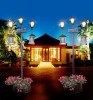 IP66 Newest Modern Path Garden Lighting Home Luxury Led Post Lamps Solar Saving Energy Landscape Lamps