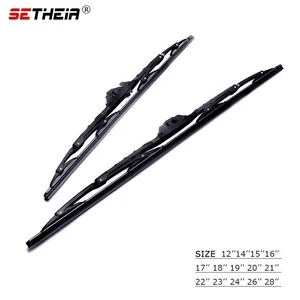 Iron framed standard type car windshield conventional wiper blade 12/13/14/15/16/17/18/19/20/21/22/23/24/26/28 inches