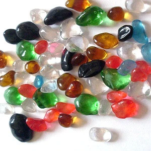Irregular Glass Pebbles