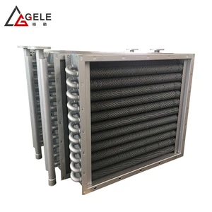 ISO CE Approved OEM Textile stenter machine fittings CS SS Fin tube heat exchanger radiator