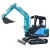 Import ISO9001 CE Super small equipment mini excavator 0.8 1ton 2ton 3ton excavator farm garden tractor from China