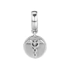 Jewelry Making Girls Silver Charm for Bracelet 925 Sterling Silver Jewelry Wholesales Stethoscope Round Shape Beads