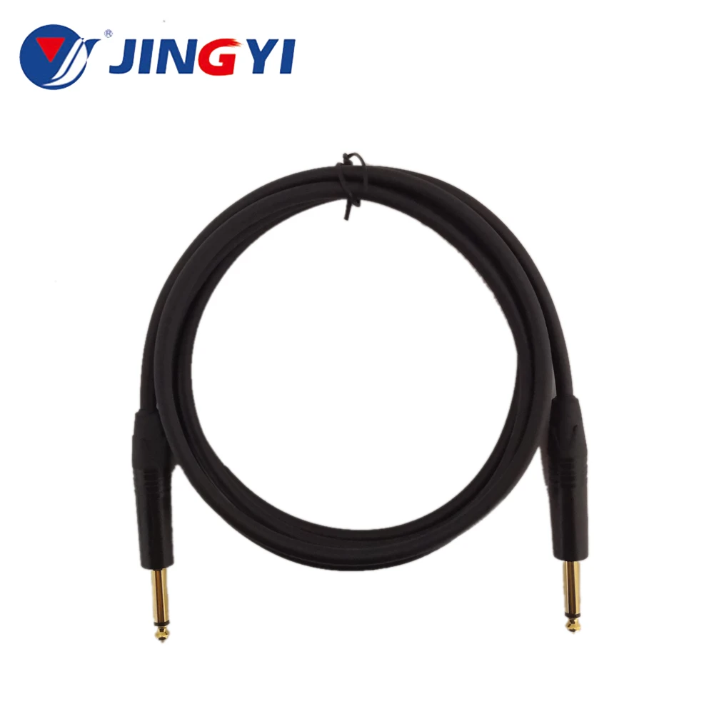Jingyi hot selling high quality  professional audio video instrument 20 AWG 3.5 mm Jack guitar cable