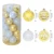 Import Jinmai Custom Christmas Balls 6CM 30PCS/SET Plastic Christmas Ball Tree Ornaments from China