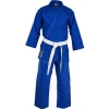 Judo Uniforms Martial Arts Gi Karate Middle Weight Uniform White / Blue / Black LFC-JS-3105