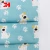 Import Kahn wholesale cheap price 145gsm custom dog paw woven cotton textile printed fabric 100 cotton fabric roll from China