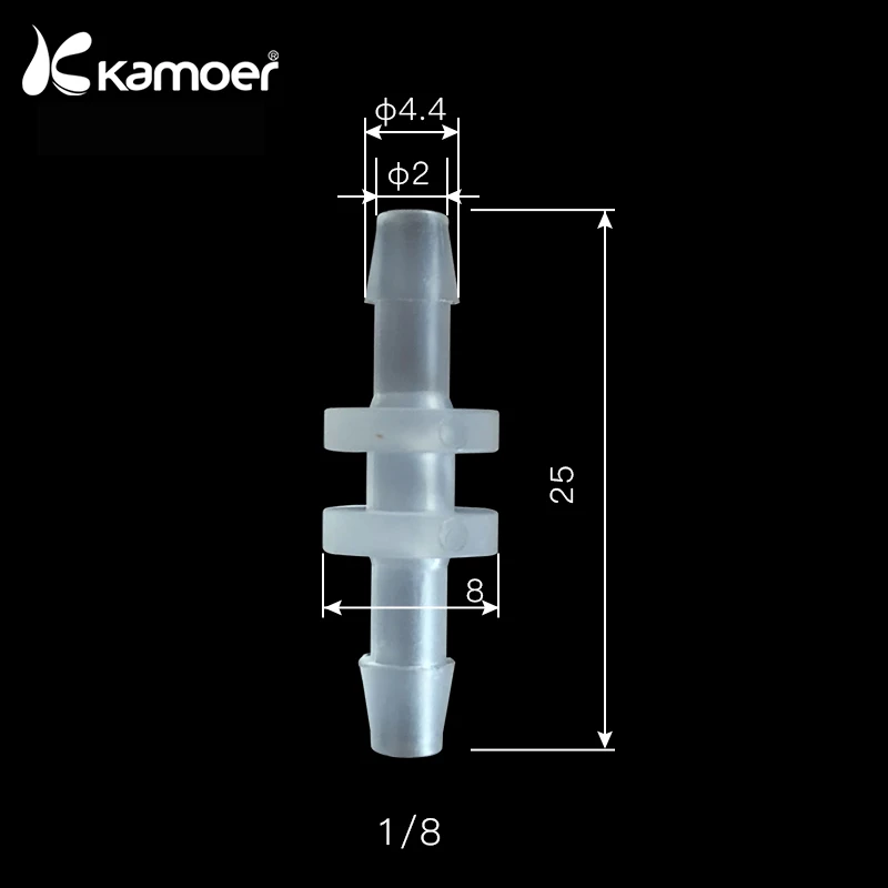 Kamoer Straight Type 10PCS-in-pack PP Peristaltic Pump Pipe Tube Connector Fittings