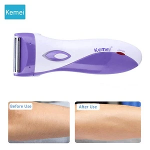 Kemei female epilator rechargeable shaving &amp; hair removal waterproof depilator women shaver depilation machine depilatory