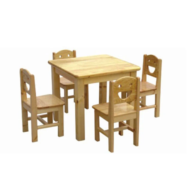 Kids kindergarten furniture children study table and chair set