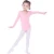 Kids long sleeve cotton ballet dance costumes Training Dancewear gymnastic Leotards 5005